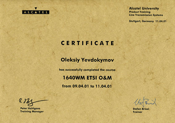 SDH Line transmission system-1640 WM ETSI O&M